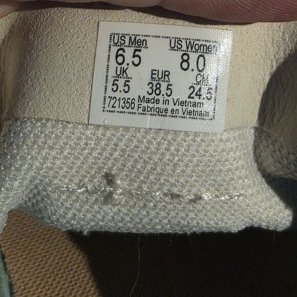 Womens Size 8.5 - VANS UltraRange Exo Turtledove Dusty Jade Green VN0A4U1KXU8 - Picture 9 of 9